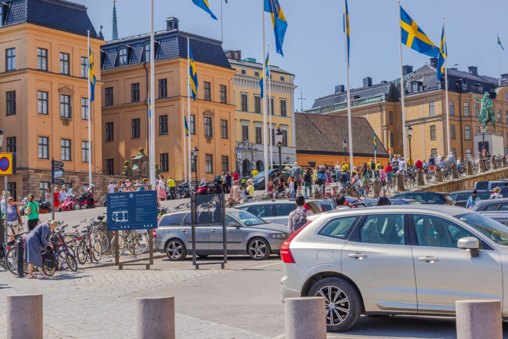 Centre ville de Stockholm près du château royal